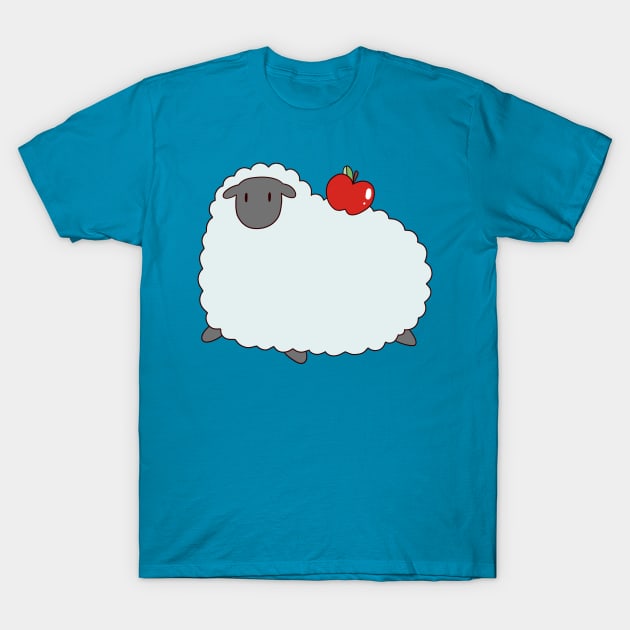 Apple Sheep T-Shirt by saradaboru
